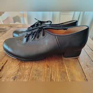 Bloch Techno Tap Leather Tap Shoes Women’s 8.5 Black‎ Excellent Condition
